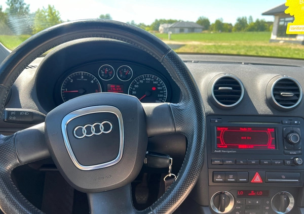 Audi A3 cena 19500 przebieg: 293500, rok produkcji 2008 z Nowy Dwór Gdański małe 92